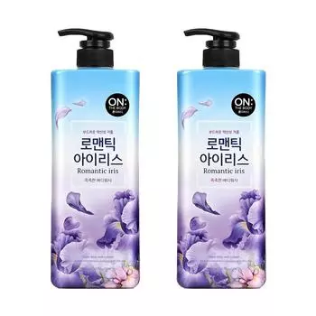 Гель для душа On the Body English Iris с цветочным ароматом, 900 г, 2 шт.