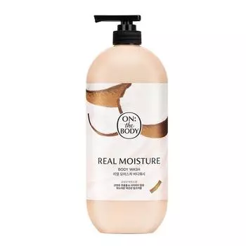 Гель для душа On the Body Real Moisture с ароматом кокоса и миндаля, 865 мл, 1 шт.