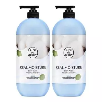 Гель для душа On the Body Real Moisture Warm Cotton, 900 г, 2 шт.