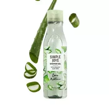 Гель для душа Oriflame Simple Joys Love Nature с органическим алоэ