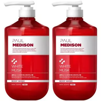 Гель для душа Paul Madison Signature с ароматом белого мускуса, 1,077 л, 2 шт.