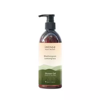 Гель для душа с экстрактом лемонграсса Phutawan Intree Organic Mountain Maehongson 320 мл. 320 ml.