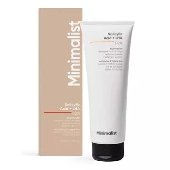 Гель для душа с Салициловой кислотой и Липогидроксикислотой 02% (200 мл), Salicylic Acid + LHA 02% Body Wash, Minimalist
