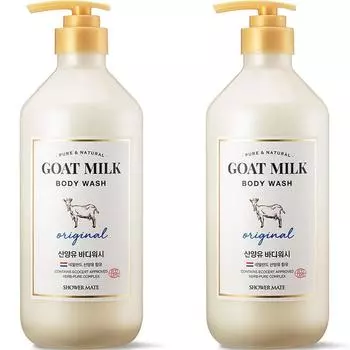 Гель для душа Shower Mate Goat Milk Body Washer Original, 800 мл, 2 шт.