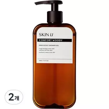 Гель для душа Skin U Comfort Woody, 500 г, 2 шт.