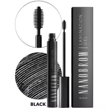 Гель для ламинирования бровей Nanobrow, черный, 7 мл