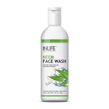 Гель для умывания с Нимом (200 мл), Neem Face Wash, INLIFE 13.1375