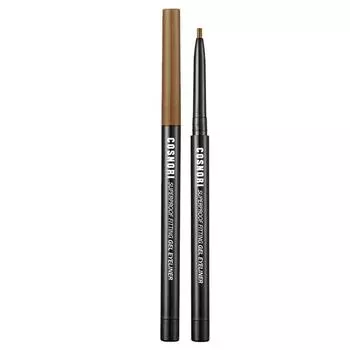 Гелевый карандаш для глаз COSNORI Super Proof Fitting Gel Eyeliner Pencil 0,13 г, оттенок 04 Peanut Brown, 1 шт.
