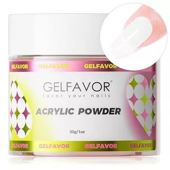GELFAVOR 30 г кристаллическая акриловая пудра для украшения ногтей, насадка для наращивания на воздухе, быстросохнущая для удлинения ногтей, маникюра