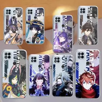 Genshin Impact игра аниме чехол для телефона прозрачный для Xiaomi redmi note xf poco 10 11 9 7 8 3 his E pro чехол чехол redmi note 8