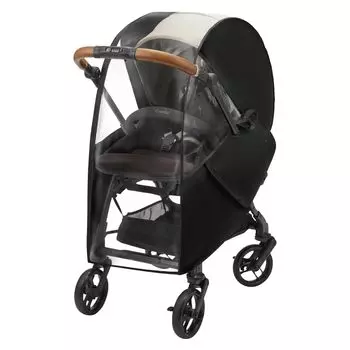 Genuine Combi Rain Cover for Strollers and Protects Against Pollen and Splashes Multi-Fit Double-Facing A-Type (OA) - Windproof, Waterproof, чёрный