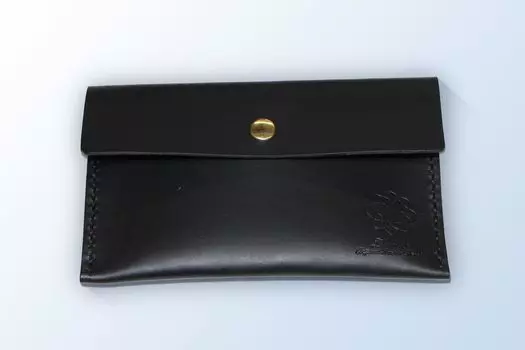 Genuine Leather Prayer Bead Case Small Size Black Soka Gakkai Buddhist Gakkai Buddhist Hanging Buddhist Holder (Tipo) Altar/Soka Altar/Wall