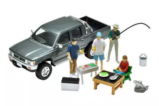 Geocolle 64 Car Snap 14a BBQ2 и готовый набор мини-автомобиля 321576 1/64# (Хайлюкс включен) Куклы/аксессуары из АБС/ПВХ (окрашенный собранный) + литье под давлением