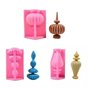 Geometric Tower Silicone Molds for Epoxy Resins Silicone Molds for Candle