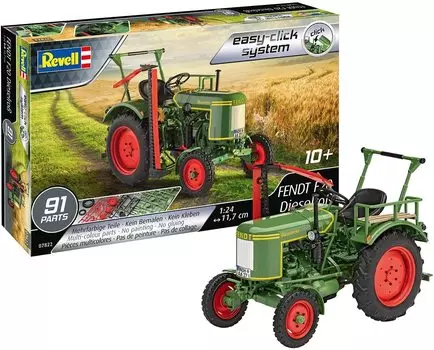 German level F20 diesel tractor plastic model 07822 1/24
