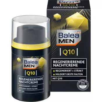 Германия DM Balea Balea Men Q10 восстанавливающий ночной крем 50 мл