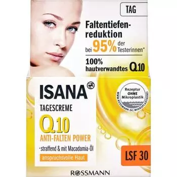 Германия Rothmann ISANA Дневной крем Q10 против морщин SPF 30 50 мл