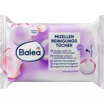 Germany DM Balea Balea Micellar Cleansing Wipes 25st