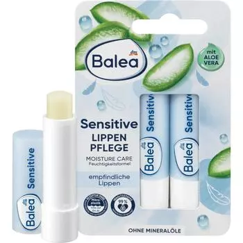 Germany DM Balea Balea Sensitive Lip Balm 2 packs 9.6g