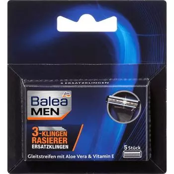 Germany DM Balea Triple Replacement Razor Blades (For Men) 5St