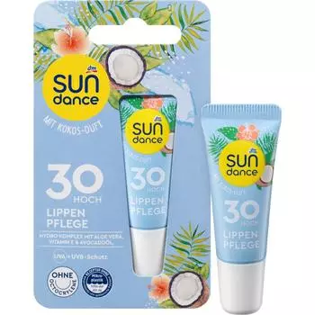 Germany DM Sundance Lip Care Tube Coconut SPF 30 10ml
