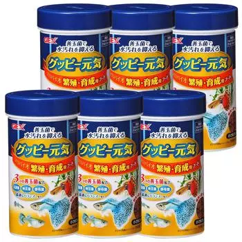 GEX Guppy Genki Probio breeding and growing food 52g x 6 pieces set