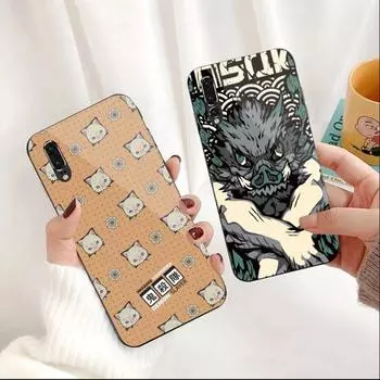 Чехол для телефона Ghost Slayer для Huawei P50 P40 P30 P20 Pro Mate 40 30 20 Pro Nova 9 8 7, защитное стекло для телефона из ПК Huawei P50 Pro