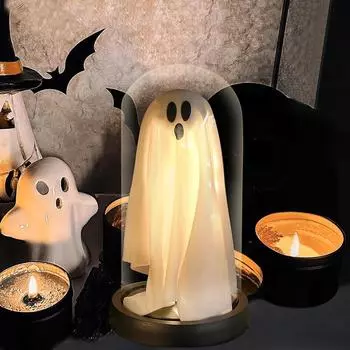 Ghosts Holiday Decor Battery Operated Novelty Lights Statue For Desktop Decor CHINA