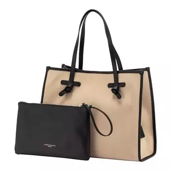 GIANNI CHIARINI Tote Bag MARCELLA ORIGINAL MEDIUM Marcella Medium BS Corda Militare Beige x Green Large Capacity Bag Bag [Gianni Carini] 6850/22PE