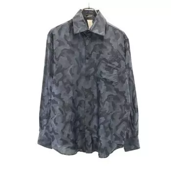 Gianni Versace made in Italy Camouflage Pattern Long sleeve shirt Men s Used