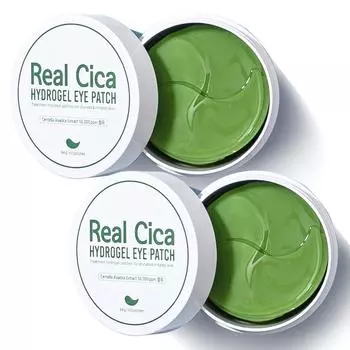 Гидрогелевые патчи для глаз Pretty Real Cica, 2 шт., 60 шт.