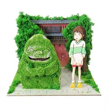 Гигантские кресла-мешки Sankei Studio Ghibli Mini Унесенные призраками Тихиро и Каменный человек Масштаб не указан Бумажная модель MP07-71