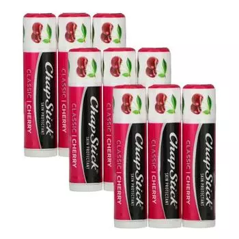 Гигиеническая помада для губ Lip Care Skin Protectant Classic 4 г, вишня, 9 шт.