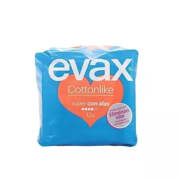 Гигиенические прокладки Evax Cottonlike Super с крылышками 24 шт.