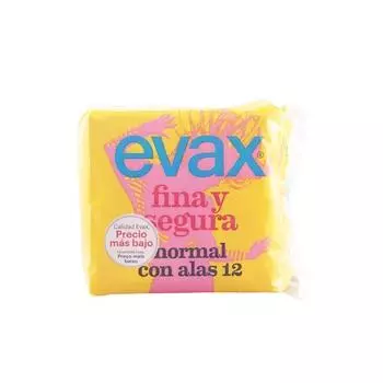 Гигиенические прокладки Evax Fina и Segura Normal с крыльями, 12 шт.