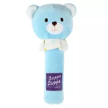 Gigwi Expensive for Milk Cute Shouting Stick Stuffed Sounding Dog Toy Molar Relieving Stuffy to Sleep with Teddy Pet Supplies Naimeng Bear called the stick