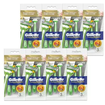 Gillette Custom Premium Gel Shield Shaving одноразовая бритва для мужчин 24 шт.