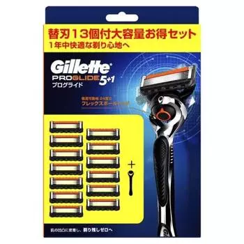 Gillette proglide manual body 13 replacement blades included shaving razor mens