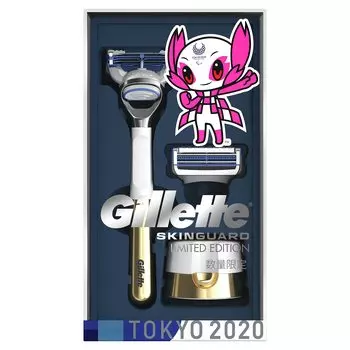Gillette Skin Guard Manual Body 2 запасных комплекта Body Stand 1 запасное лезвие (с лезвиями) + +