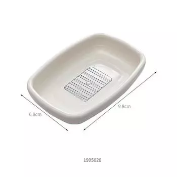 Ginger Mustard Grinder Ginger Garlic Grater Ginger Garlic Paste Kitchen Ginger Juice Grinder Ginger Garlic Paste Artifact 1PCS белый
