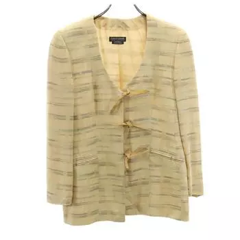 GIORGIO ARMANI made in Italy Check Pattern No color jacket 40 Yellow Women Used