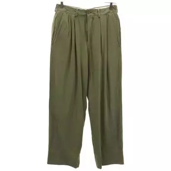 GIORGIO ARMANI made in Italy tack Pants 44 khaki Men s Used