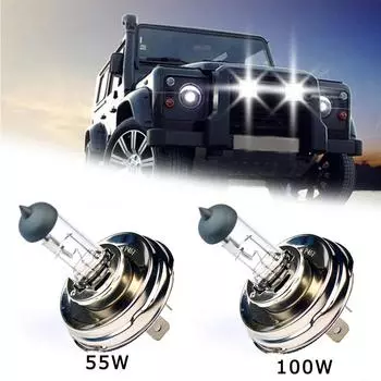 Гиппкрон 2 шт.(1 пара) H4 P45T 12V 60/55W Прозрачное стекло 3800K Фары Автомобильные лампы Галогенные лампы БЕСПЛАТНАЯ ДОСТАВКА