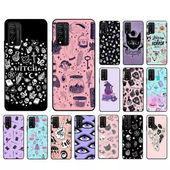 Чехол для телефона Girly Pastel Witch Goth для Huawei Honor 50 10X Lite 20 7A 7C 8X 9X Pro 9A 8A 8S 9S 10i 20S 20lite 7X 10 lite Honor 10LITE