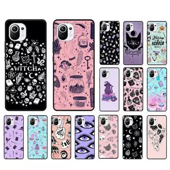 Чехол для телефона Girly Pastel Witch Goth для Xiaomi 12 Mi 10T 11T 11 Pro 10 10T 11 lite 10pro 11Ultra Poco X3 Pro Poco F3 M3 Xiaomi Mi 10 Pro 5G