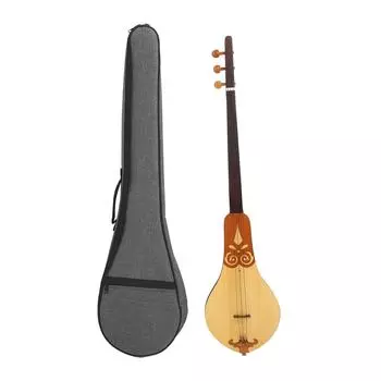 Гитара Dulcimer из ели и красного дерева, 3-струнная, переносная, для репетиций и выступлений