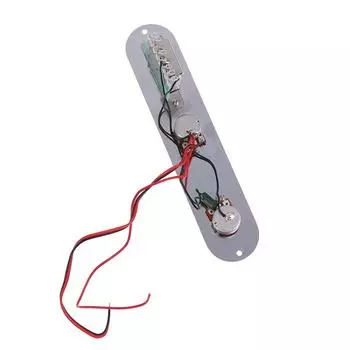 Гитара Pre-Custed Loaded Control Plate For Tele Parts Chrome