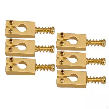 Гитарные седла 10.5x20 с замком для бриджа ST gold