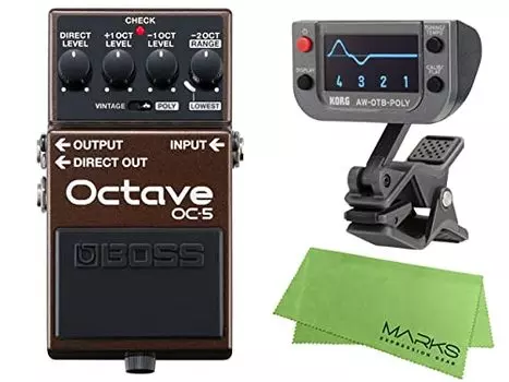Гитарный эффектор BOSS Octave Octave KORG Marks Original Cross Set - Эффектор/Бас OC-5 + AW-OTB-POLY +