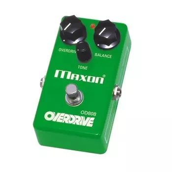 Гитарный эффектор Maxon Overdrive OD808 зелёный